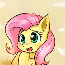 Size: 1024x1024 | Tagged: safe, artist:thisponydoesnotexist, derpibooru import, machine learning generated, pony, cute, female, image, jpeg, mare, neural network, not fluttershy, simple background, solo