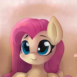 Size: 1024x1024 | Tagged: safe, artist:thisponydoesnotexist, derpibooru import, machine learning generated, pony, cute, female, image, jpeg, mare, neural network, not fluttershy, simple background, solo