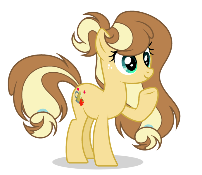 Size: 1909x1657 | Tagged: safe, artist:galaxyswirlsyt, derpibooru import, oc, oc:apple pie, earth pony, pony, female, mare, offspring, parent:applejack, parent:caramel, parents:carajack, simple background, solo, transparent background