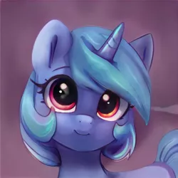 Size: 1024x1024 | Tagged: safe, artist:thisponydoesnotexist, derpibooru import, edit, machine learning generated, oc, unnamed oc, pony, unicorn, bust, female, image, jpeg, neural network, simple background, solo