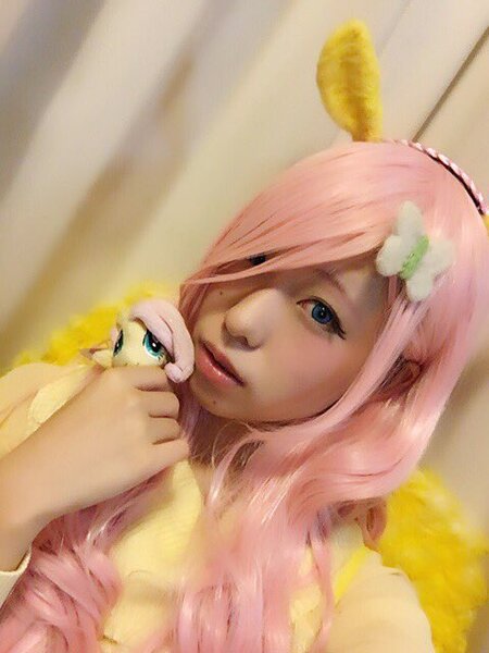 Size: 480x640 | Tagged: artist:don_ttir, butterfly hairpin, clothes, cosplay, costume, derpibooru import, doll, hairpin, human, irl, irl human, photo, pony ears, safe, toy