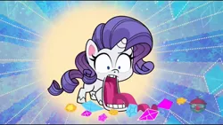 Size: 1280x720 | Tagged: safe, derpibooru import, screencap, rarity, pony, unicorn, discord's peak, my little pony: pony life, spoiler:pony life s01e14, jaw drop, solo, wild take