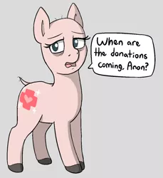 Size: 1021x1114 | Tagged: safe, artist:heretichesh, derpibooru import, oc, oc:make a wish, earth pony, pony, art pack:marenheit 451 post-pack, bags under eyes, bald, cancer (disease), cutie mark, dialogue, female, furless, image, mare, png, sad, sick, solo, text