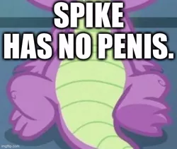 Size: 544x459 | Tagged: abuse, belly, captain obvious, caption, cropped, derpibooru import, dragon, edit, edited screencap, father knows beast, featureless crotch, feet, image macro, implied no penis, implied penis, pictures of bellies, screencap, sitting, solo, spike, spikeabuse, spread toes, suggestive, text, winged spike