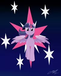 Size: 3942x4904 | Tagged: safe, artist:sweetietwily19, derpibooru import, part of a set, twilight sparkle, twilight sparkle (alicorn), alicorn, pony, absurd resolution, cutie mark, cutie mark background, female, looking at you, mare, smiling, solo, spread wings, wings