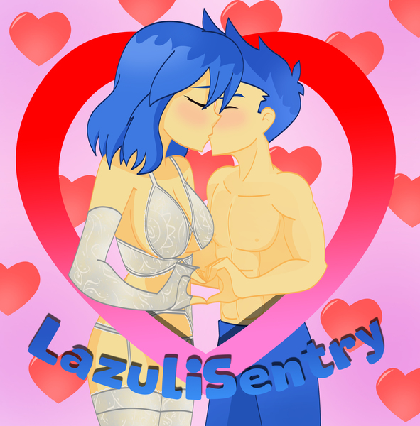 Size: 3019x3067 | Tagged: suggestive, artist:xan-gelx, derpibooru import, flash sentry, oc, oc:lazuli melody, equestria girls, age difference, big breasts, breasts, busty lazuli melody, canon x oc, clothes, eyes closed, female, flash sentry gets all the milfs, flash sentry gets all the waifus, incest, kissing, lazulisentry, lingerie, lucky bastard, male, milf, mother and child, mother and son, shipping