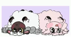 Size: 4000x2109 | Tagged: safe, artist:befishproductions, derpibooru import, oc, oc:fluffle puff, earth pony, pony, wooloo, :p, cute, duo, earth pony oc, female, mare, on back, pokémon, tongue out