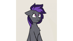 Size: 1024x576 | Tagged: safe, artist:freak-side, derpibooru import, oc, oc:gray summit, unofficial characters only, earth pony, pony, animated, blushing, gif, non-looping gif, solo