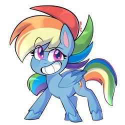 Size: 1280x1280 | Tagged: safe, artist:reborn3580, derpibooru import, part of a set, rainbow dash, pegasus, pony, my little pony: pony life, backwards cutie mark, female, looking at you, mare, simple background, solo, transparent background, unshorn fetlocks