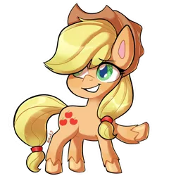 Size: 1280x1280 | Tagged: safe, artist:reborn3580, derpibooru import, part of a set, applejack, earth pony, pony, my little pony: pony life, female, mare, raised hoof, simple background, solo, transparent background, unshorn fetlocks