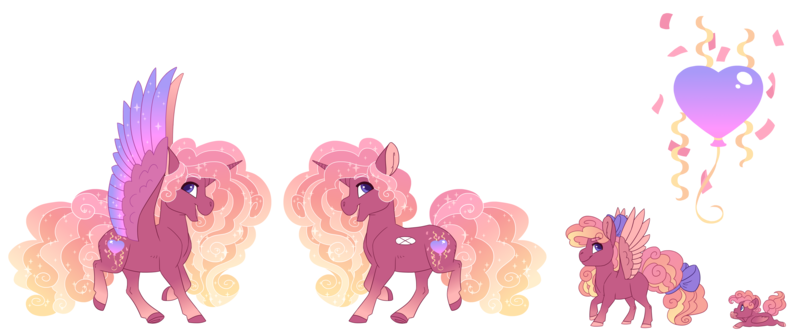 Size: 6000x2500 | Tagged: safe, artist:jackiebloom, derpibooru import, alicorn, pegasus, pony, unicorn, baby, baby pony, female, filly, mare, parents:cadancepie, simple background, solo, transparent background