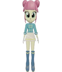 Size: 625x720 | Tagged: safe, artist:topsangtheman, derpibooru import, majorette, sweeten sour, equestria girls, 3d, looking at you, simple background, solo, source filmmaker, transparent background