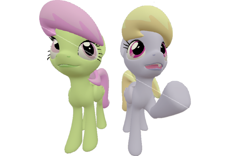 Size: 1054x720 | Tagged: safe, artist:topsangtheman, derpibooru import, cloud kicker, merry may, pegasus, pony, 3d, duo, sfm pony, simple background, source filmmaker, transparent background