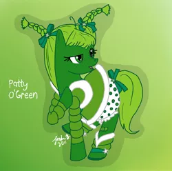 Size: 1814x1800 | Tagged: safe, artist:cisol, derpibooru import, ponified, pony, patty o'green, rainbow brite