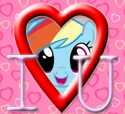 Size: 555x504 | Tagged: artist:kuren247, derpibooru import, heart, holiday, love, rainbow dash, safe, valentine's day