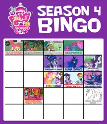 Size: 784x909 | Tagged: safe, derpibooru import, apple bloom, applejack, bubbles (g1), cotton candy (g1), derpy hooves, discord, ember (g1), fluttershy, moondancer (g1), nightmare moon, pinkie pie, princess luna, rainbow dash, rarity, scorpan, spike, star swirl the bearded, twilight sparkle, twilight sparkle (alicorn), alicorn, dragon, pegasus, pony, sea pony, magical mystery cure, bingo, female, g1, hug, mane six, mare, toy