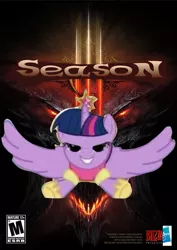 Size: 763x1080 | Tagged: safe, derpibooru import, twilight sparkle, twilight sparkle (alicorn), alicorn, pony, magical mystery cure, alicorn drama, diablo, diablo 3, drama