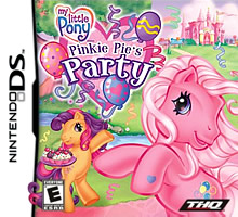 Size: 220x200 | Tagged: derpibooru import, g3, lowres, nintendo ds, picture for breezies, pinkie pie's party, safe, video game