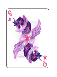 Size: 1587x2146 | Tagged: safe, artist:graypaint, derpibooru import, twilight sparkle, twilight sparkle (alicorn), alicorn, pony, card, female, mare, solo