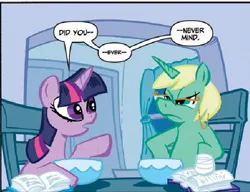 Size: 560x430 | Tagged: derpibooru import, idw, idw micro series, jade singer, official comic, out of context, safe, summer mane, twilight sparkle