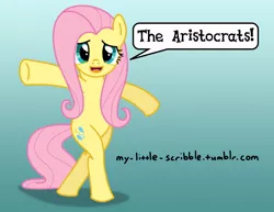 Size: 792x612 | Tagged: 30 minute art challenge, artist:scribble, derpibooru import, fluttershy, safe, swapped cutie marks, the aristocrats