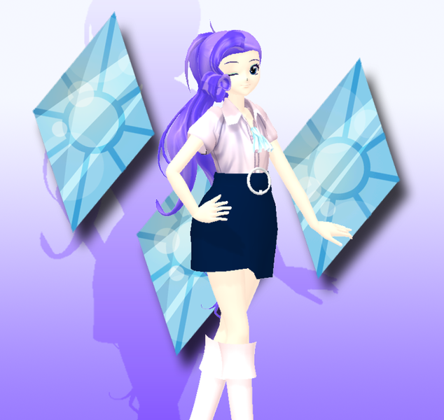 Size: 740x700 | Tagged: 3d, artist:mmd-rawrz, derpibooru import, human, humanized, mmd, rarity, safe