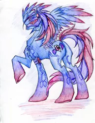 Size: 2550x3300 | Tagged: safe, artist:winddragon24, derpibooru import, ponified, pony, soundwave, transformers, transformers prime