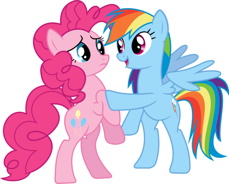 Size: 1022x822 | Tagged: artist:uxyd, derpibooru import, pinkie pie, rainbow dash, safe, simple background, svg, .svg available, transparent background, vector