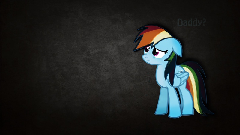 Size: 1920x1080 | Tagged: artist:p03ss10n, dark, derpibooru import, fanfic:my little dashie, rainbow dash, reference, sad, safe, solo, vector, wallpaper