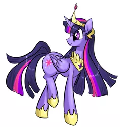 Size: 619x656 | Tagged: safe, artist:theluckyangel, derpibooru import, twilight sparkle, twilight sparkle (alicorn), alicorn, pony, element of generosity, element of honesty, element of kindness, element of laughter, element of loyalty, element of magic, elements of harmony, female, mare, solo