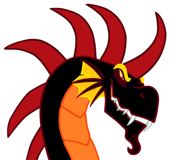 Size: 600x531 | Tagged: antagonist, artist:queencold, black dragon, derpibooru import, dragon, dragon oc, evil, evil grin, grin, male, oc, oc:cimmerian, oc villain, safe, simple background, smiling, transparent background, unofficial characters only