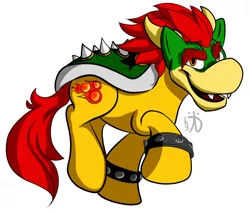 Size: 800x679 | Tagged: safe, artist:rattlesire, derpibooru import, ponified, pony, bowser, mario, nintendo, super mario bros.