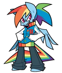 Size: 550x650 | Tagged: anthro, artist:grindzone, clothes, derpibooru import, jersey, rainbow dash, safe