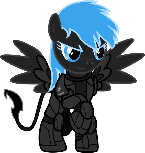 Size: 4083x4317 | Tagged: safe, artist:turbo740, derpibooru import, oc, unofficial characters only, pegasus, pony, fallout equestria, absurd resolution, blackout, enclave, grand pegasus enclave, simple background, solo, transparent background, vector