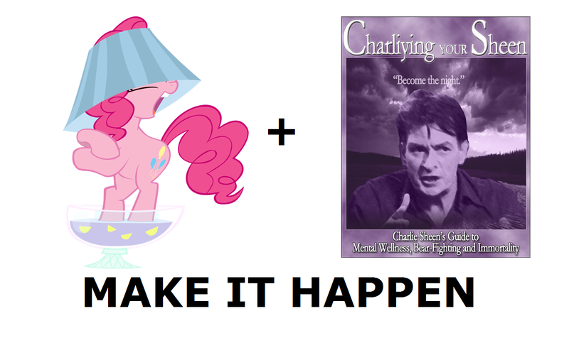 Size: 1337x796 | Tagged: charlie sheen, cocaine, cracked, derpibooru import, drugs, exploitable meme, make it happen, meme, pinkie pie, safe, winning