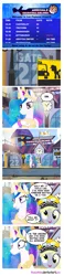 Size: 900x3882 | Tagged: safe, artist:pixelkitties, derpibooru import, derpy hooves, princess celestia, pegasus, pony, airport, clock, comic, female, mare, taxi