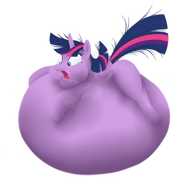 Size: 933x923 | Tagged: questionable, artist:calorie, derpibooru import, twilight sparkle, twilight sparkle (alicorn), alicorn, goo, pony, belly, belly bed, big belly, butt, cheeks, chubby cheeks, double chin, fat, huge belly, i have no mouth and i must scream, immobile, impossibly large belly, impossibly obese, inflation, missing cutie mark, morbidly obese, obese, plot, slime, solo, twilard sparkle