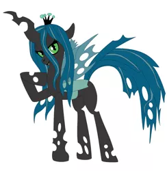 Size: 768x788 | Tagged: artist:the-paper-pony, changeling, changeling queen, derpibooru import, female, queen chrysalis, safe, solo