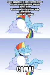 Size: 534x800 | Tagged: cloud, derpibooru import, dress.mov, grin, .mov, rainbow dash, safe, smiling, swag.mov