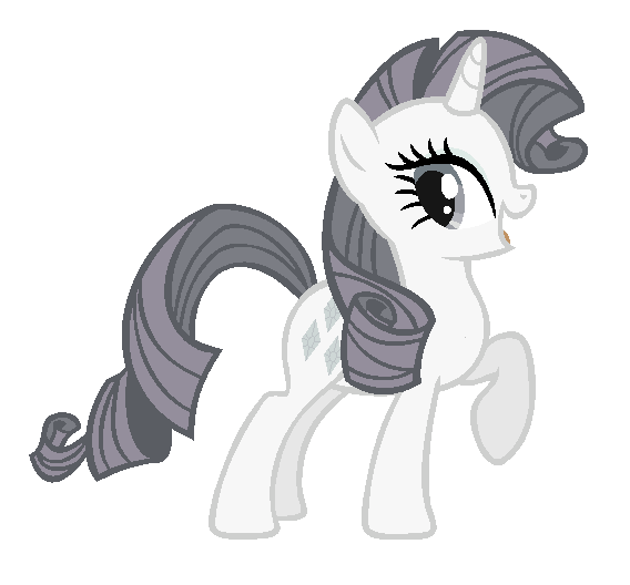 Size: 568x528 | Tagged: artist:daisys-base-recolors, colored, color edit, derpibooru import, discorded, edit, rarity, recolor, safe