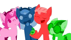 Size: 1366x768 | Tagged: safe, artist:polkadot-creeper, derpibooru import, ponified, pony, dex hamilton, eyes closed, goggles, lineless, minimalist, modern art, open mouth, tongue out
