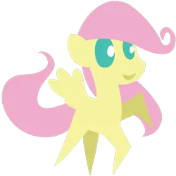 Size: 1000x1000 | Tagged: safe, artist:dragonfoorm, derpibooru import, fluttershy, pony, female, filly, pointy ponies, simple background, solo, transparent background, vector