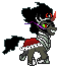 Size: 114x130 | Tagged: safe, artist:botchan-mlp, derpibooru import, king sombra, pony, umbrum, unicorn, animated, armor, cape, clothes, crown, cute, desktop ponies, evil grin, grin, jewelry, male, pixel art, regalia, simple background, smiling, solo, sombra's cape, sombradorable, sprite, stallion, transparent background, trotting, walk cycle, walking