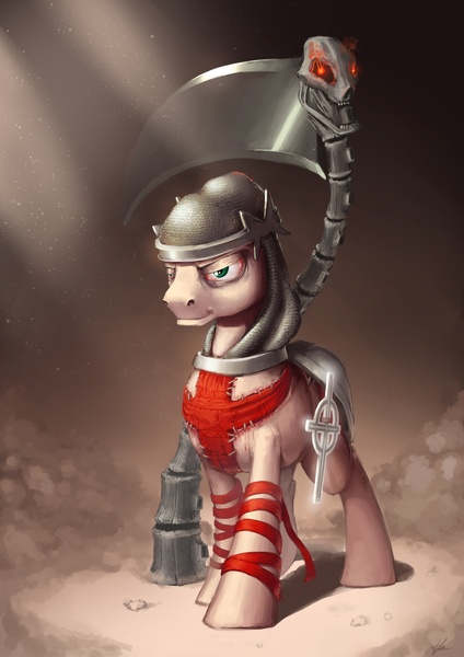 Size: 2480x3508 | Tagged: safe, artist:darthagnan, derpibooru import, ponified, pony, dante (dante's inferno), dante's inferno