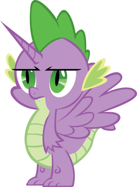 Size: 4377x6000 | Tagged: safe, artist:mrbarthalamul, derpibooru import, spike, alicorn, pony, absurd resolution, alicorn spike, alidragon, hilarious in hindsight, prince spike, simple background, transparent background, unamused, vector