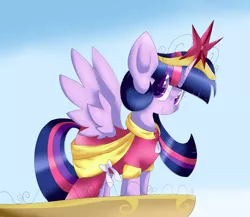 Size: 1500x1303 | Tagged: safe, artist:sunomii, derpibooru import, twilight sparkle, twilight sparkle (alicorn), alicorn, pony, clothes, dress, element of generosity, element of honesty, element of kindness, element of laughter, element of loyalty, element of magic, elements of harmony, female, mare, solo