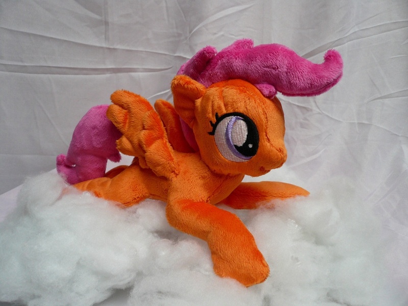 Size: 1024x768 | Tagged: artist:navkaze, derpibooru import, irl, photo, plushie, safe, scootaloo, solo