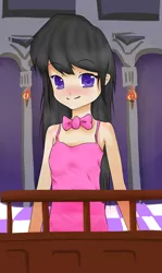 Size: 700x1175 | Tagged: artist:inkintime, derpibooru import, human, humanized, little octavia, octavia melody, safe, solo, younger