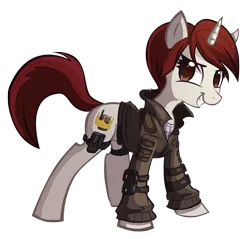 Size: 1102x1053 | Tagged: safe, artist:ric-m, derpibooru import, ponified, pony, commission, crossover, operation raccoon city, resident evil, solo, tweed