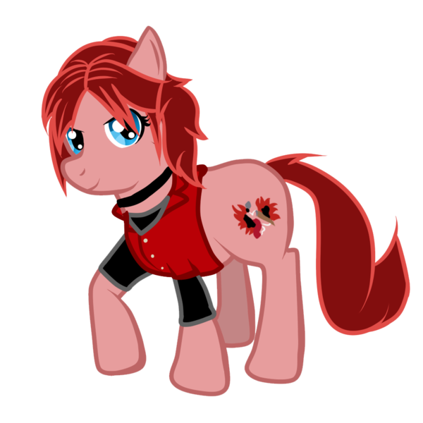 Size: 1000x1000 | Tagged: safe, derpibooru import, ponified, pony, claire redfield, crossover, resident evil